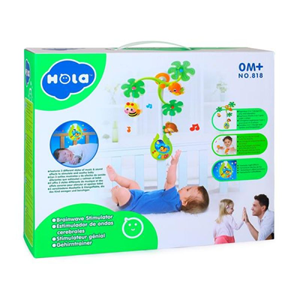 اسباب بازی آویز تخت موزیکال هولی تويز Hola Toys مدل 818 -اسباب بازی